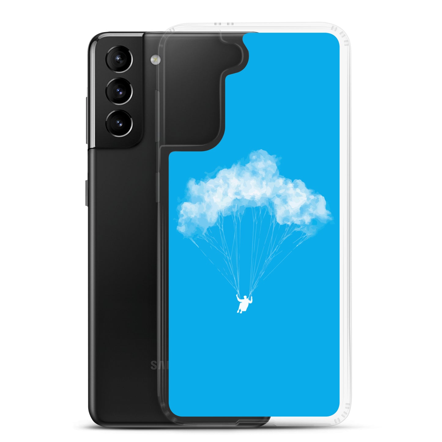 Cloud paraglider - Clear Case for Samsung®