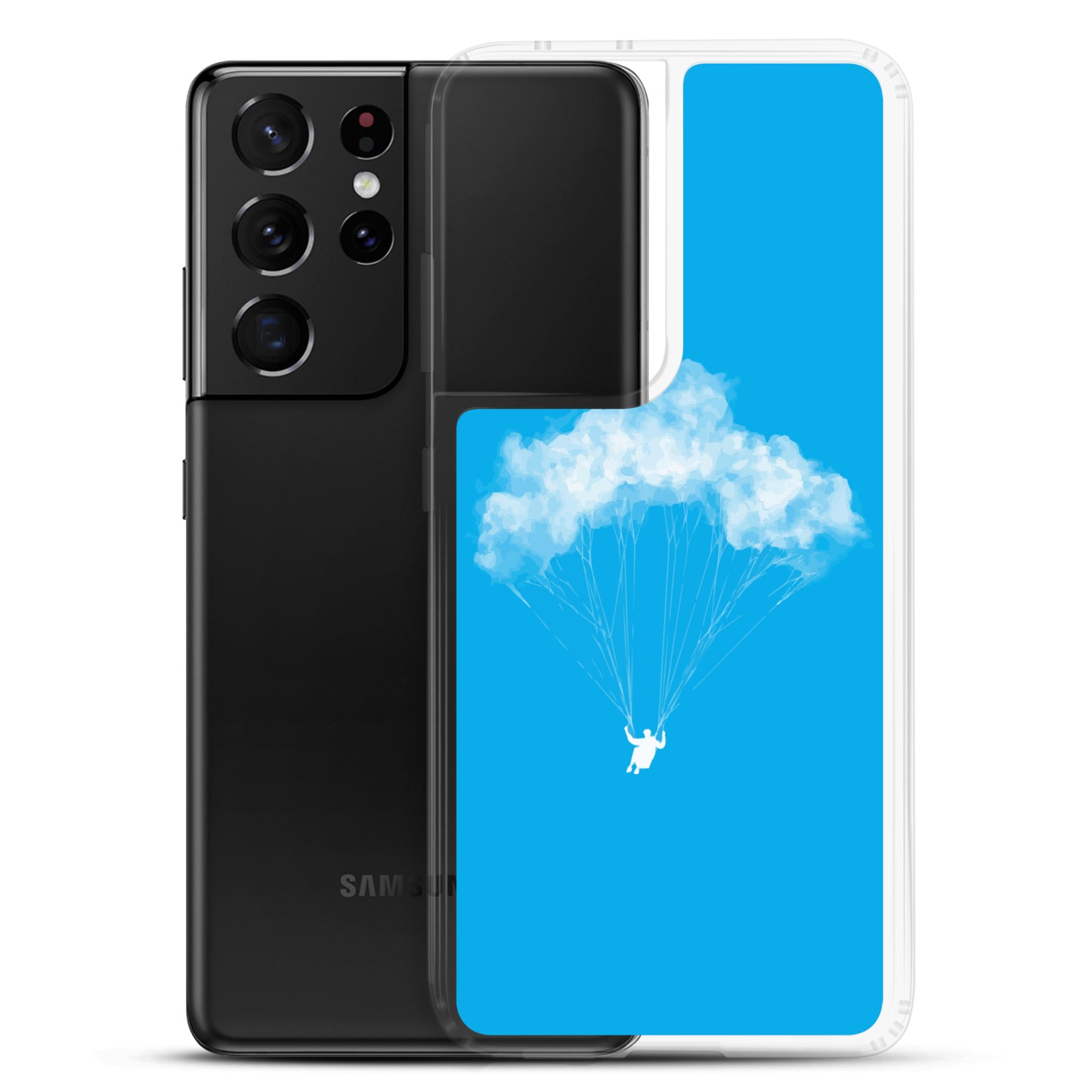 Cloud paraglider - Clear Case for Samsung®