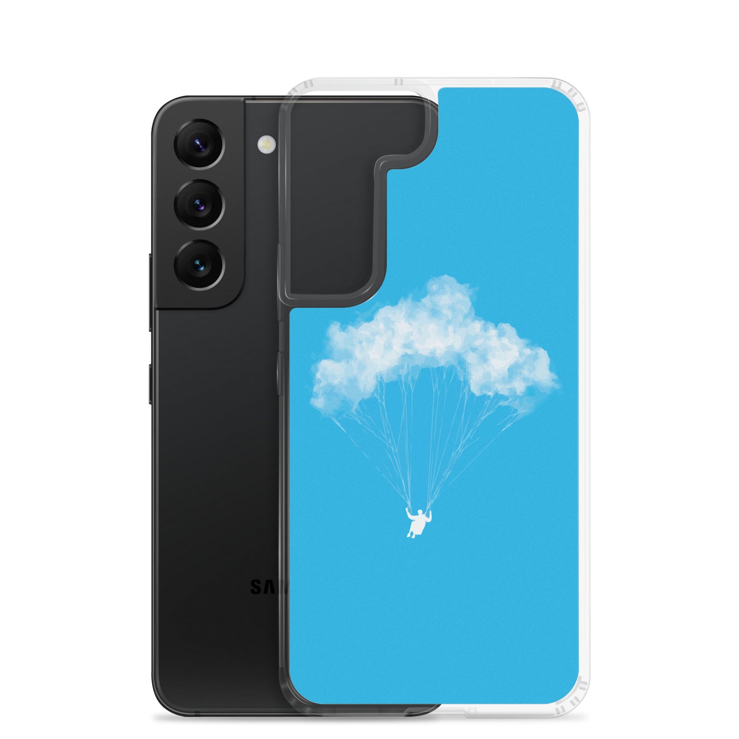 Cloud paraglider - Clear Case for Samsung®
