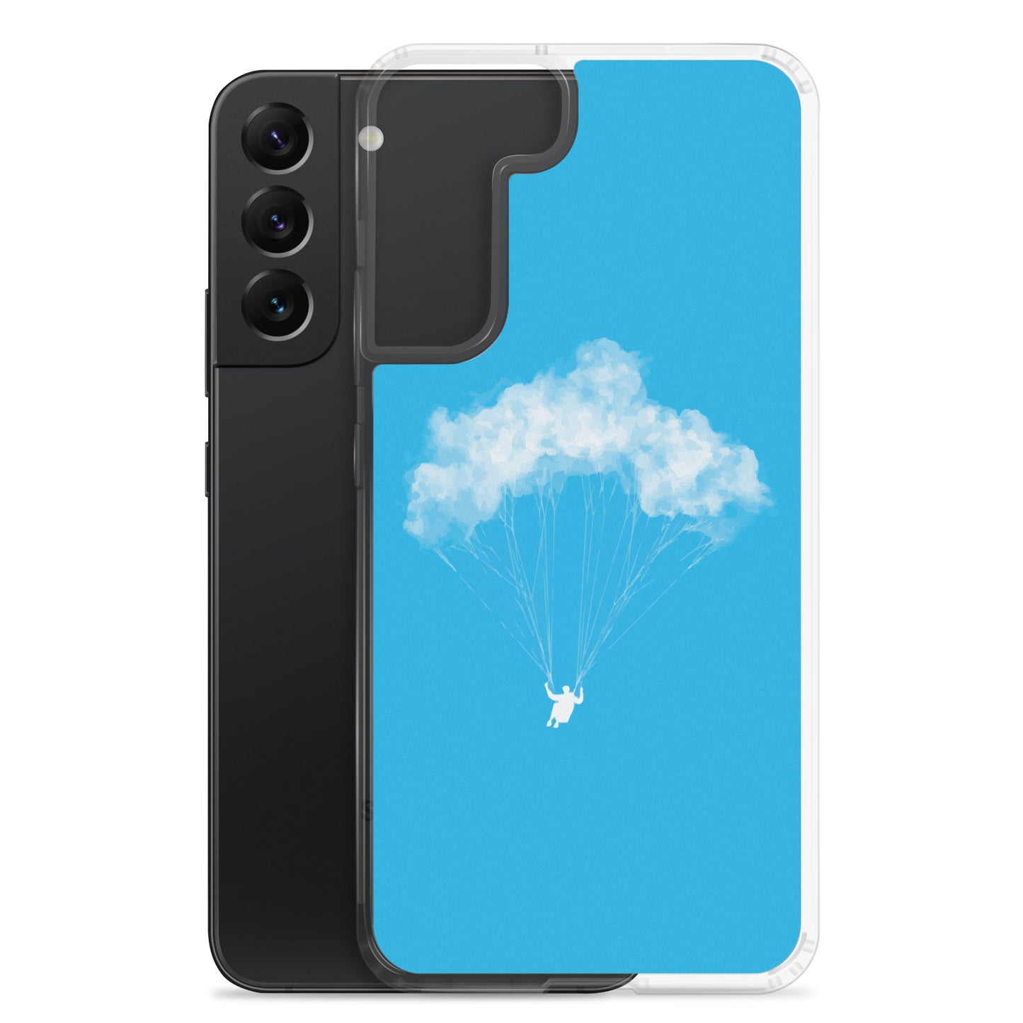 Cloud paraglider - Clear Case for Samsung®