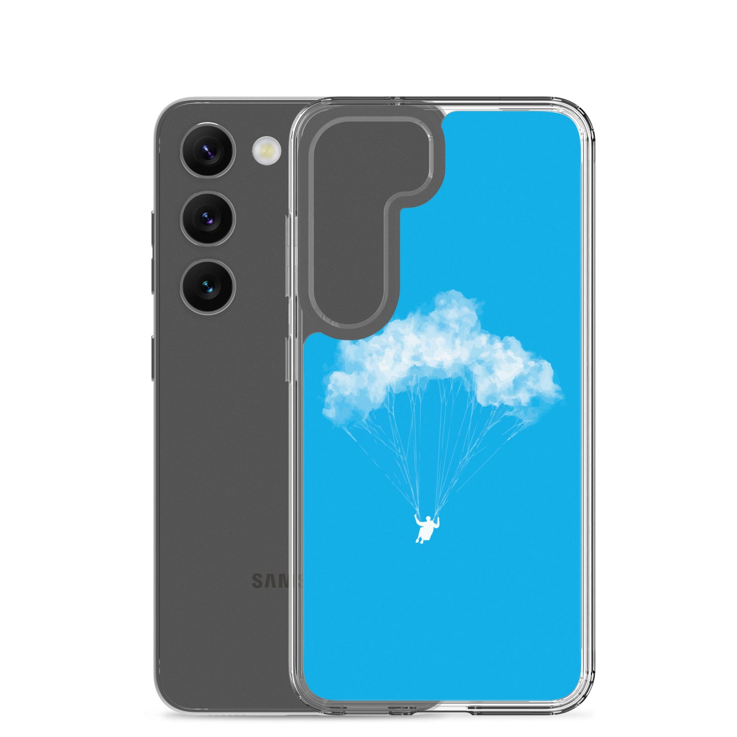 Cloud paraglider - Clear Case for Samsung®