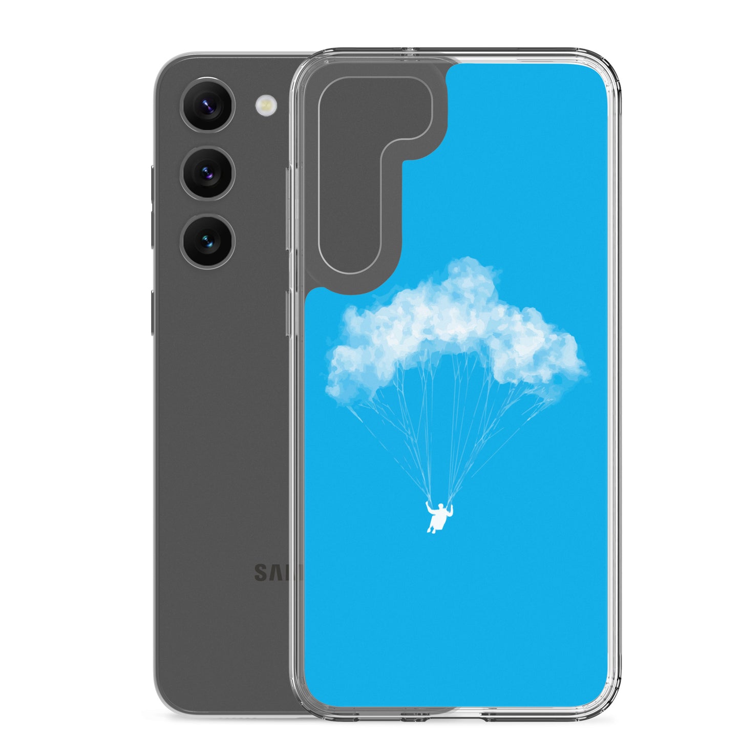 Cloud paraglider - Clear Case for Samsung®