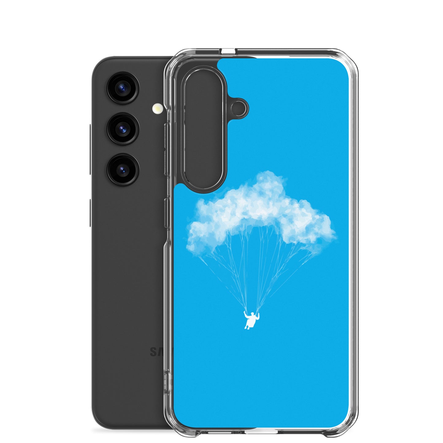 Cloud paraglider - Clear Case for Samsung®