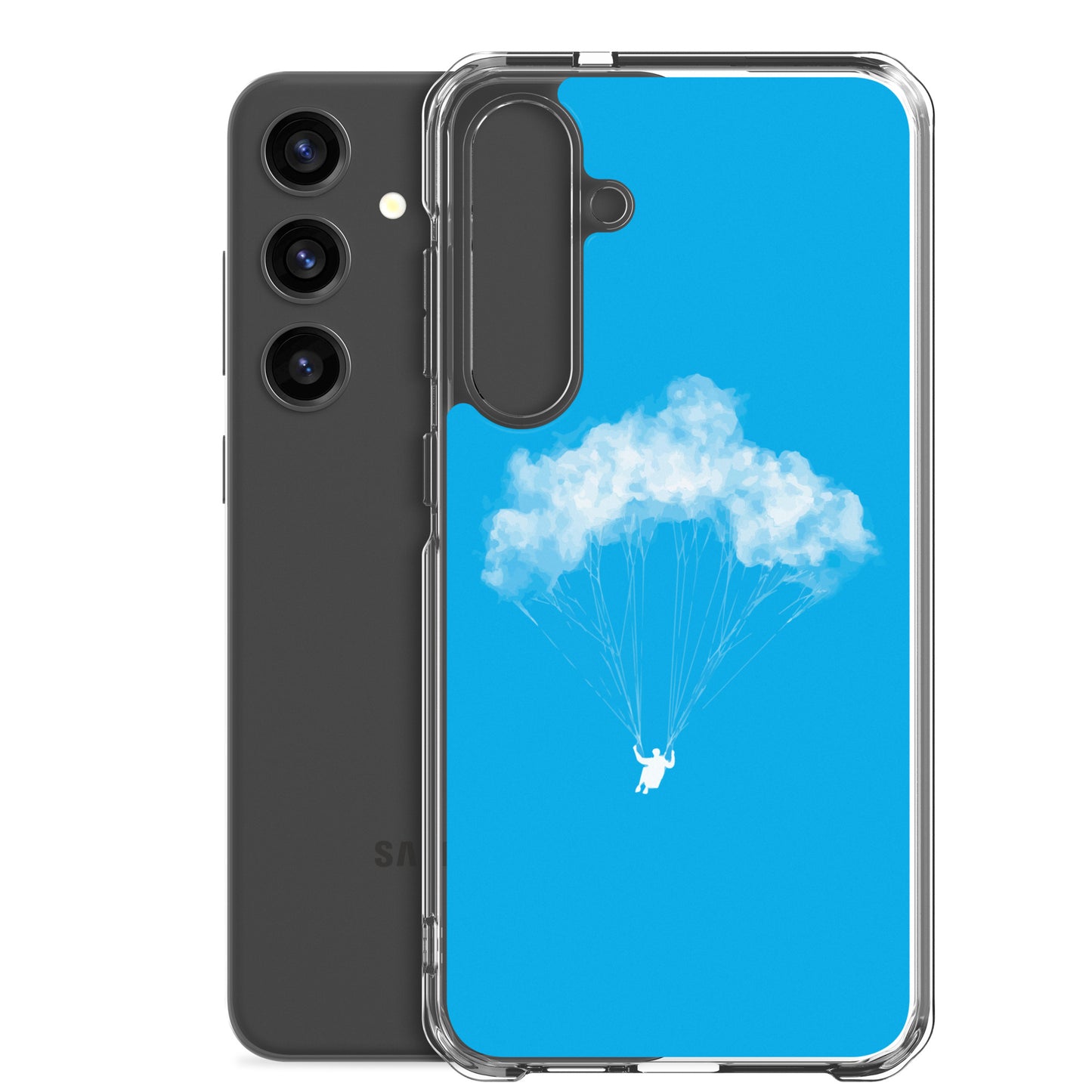 Cloud paraglider - Clear Case for Samsung®